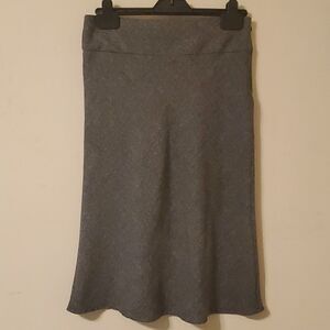 Forever 21 Knee Length Skirt Grey